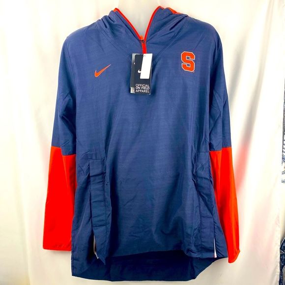 Nike Syracuse Orange Pullover Repel On-Field Jacket CQ5235-419 // Large New - Picture 1 of 11